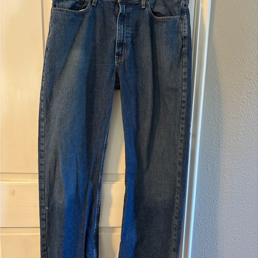 Polo Jeans Company Ralph Lauren Men's Blue Denim Straight Jeans